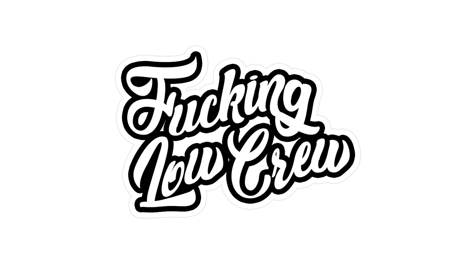 Sticker ONE:FIFTY Fucking Low Crew
